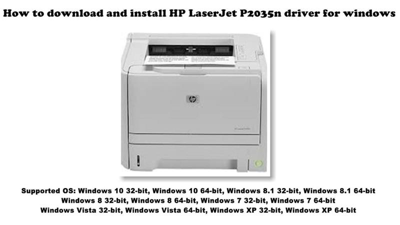 Driver máy in HP LaserJet P2035